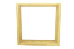 テーブル脚 ロの字脚【無塗装】(ゴム集成材)