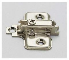 家具金物 スライド丁番230-C26/9T　座金230-P4W-30T付ビス付